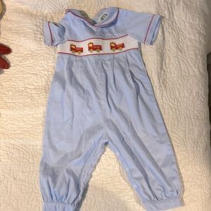 Cecil & Lou Smocked Boys Outfit